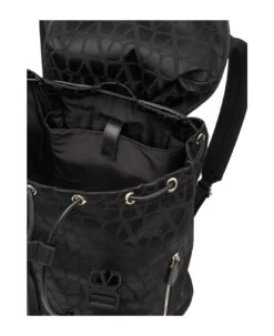 Valentino Garavani Backpack Black Iconographe Nylon Toile Iconographe/vit/palladium -Volk Clothing Sales c1163fa315cbc25e3d40c1dba16b34dd