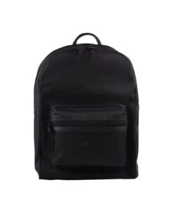 Kiton Black Backpack With Embroidered Logo