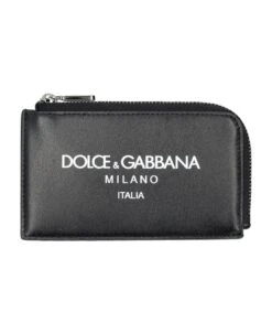 Dolce & Gabbana Zip Card Holder Logo