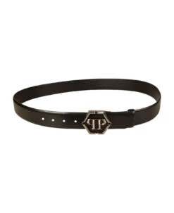 PHILIPP PLEIN Hexagon Leather Belt