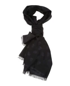 Alexander McQueen Scarf All Over Skull