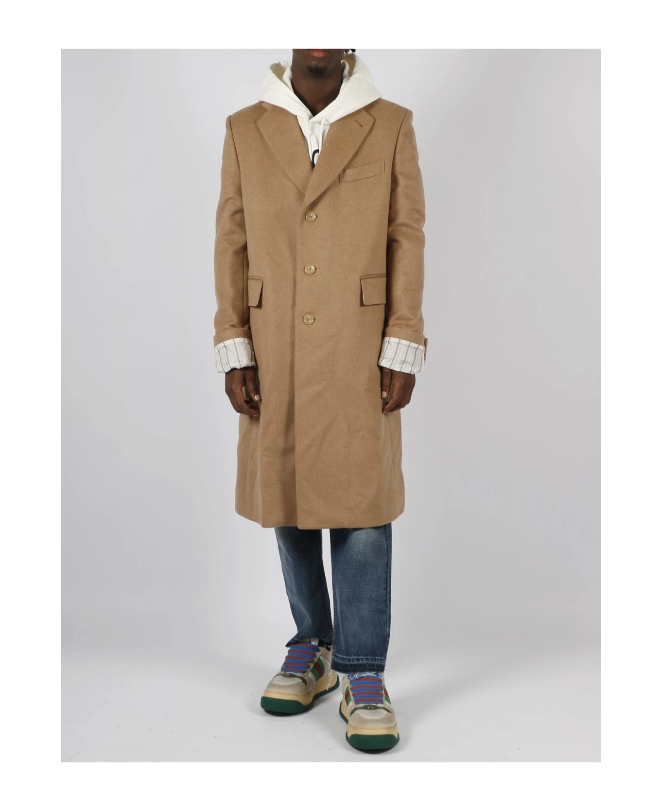 Gucci Cities Label Camelhair Coat 2 Gucci Cities Label Camelhair Coat - Image 2