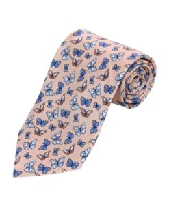Butterfly Printed Tie