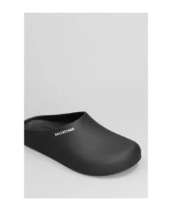 Balenciaga Pool Closed Slide Slipper-mule In Black Polyuretan -Volk Clothing Sales c47a801f1161eea1ec414beb8880b182