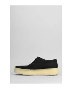 Clarks Wallabee Cup Lace Up Shoes In Black Nubuck -Volk Clothing Sales c61263d49c124935668b1097631e17ef
