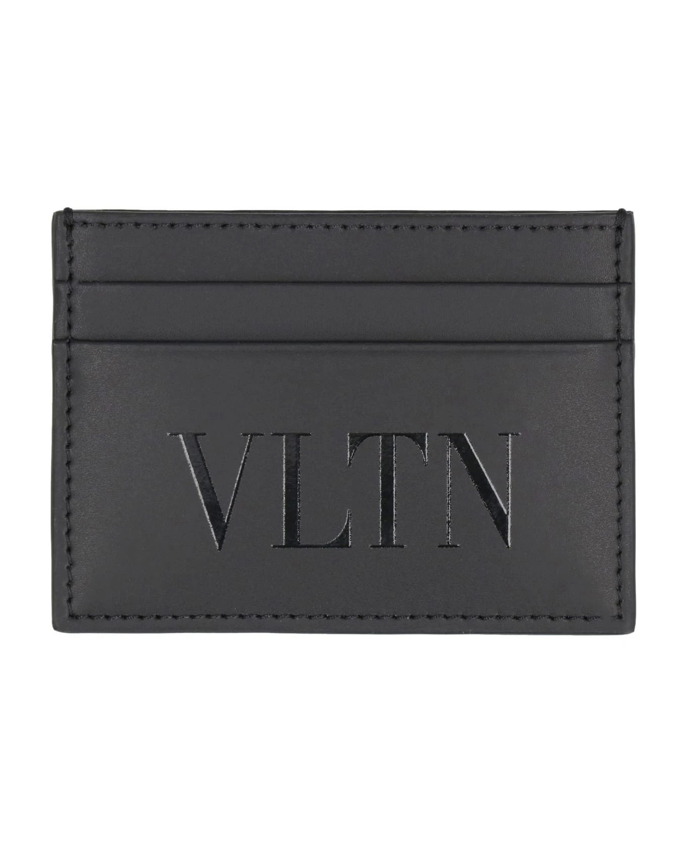 Valentino Garavani Gravani - Leather Card Holder 2 Valentino Garavani Gravani - Leather Card Holder - Image 2