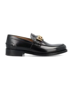 Versace La Greca Plaque Loafers