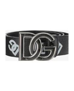 Dolce & Gabbana Dg All-over Logo Leather Belt -Volk Clothing Sales c8144102938dd76b26efebe2073c4f54
