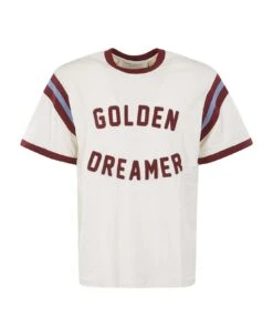 Golden Goose Journey M's T-shirt Regular S/s Patch Golden Dream