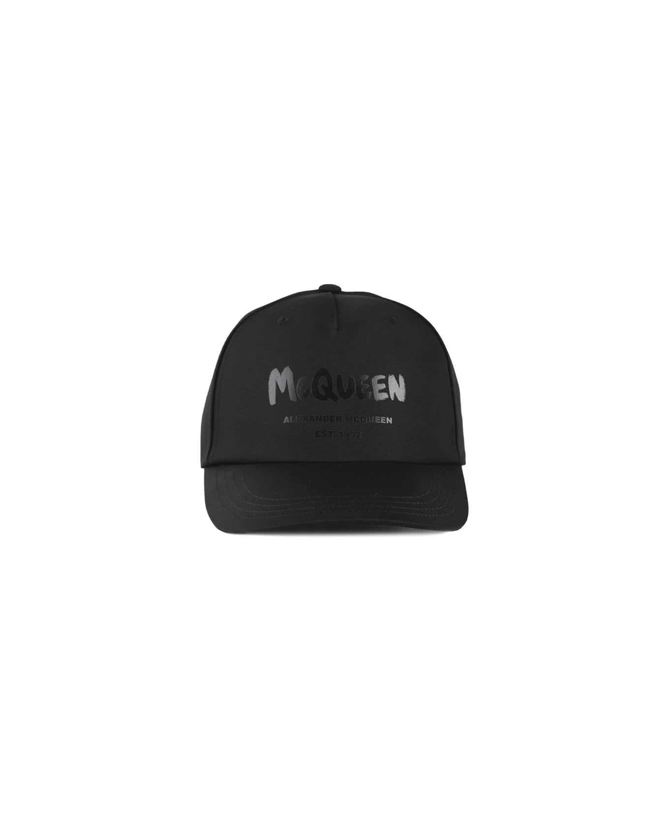 Alexander McQueen Logo Ton Sur Ton Baseball Hat 1 Alexander McQueen Logo Ton Sur Ton Baseball Hat