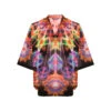 Dolce & Gabbana Man's Multicolor Cotton Shirt With Luminarie Print