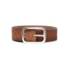 Orciani Reversible Hunting Double Belt In Light Brown Suede