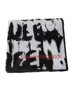 Alexander McQueen Graffiti All-over Scarf