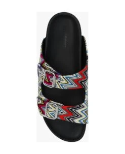 Missoni Patterned Slides -Volk Clothing Sales cf46e524e4422fc7727fdbcc604f6627