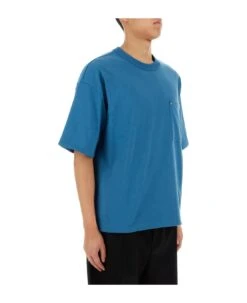 Bottega Veneta Air Force Blue Cotton Oversize T-shirt -Volk Clothing Sales d004a1c0d7449d6d69a1ae31de09f40d