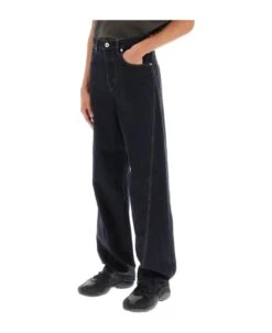 Lanvin Baggy Jeans With Twisted Seams -Volk Clothing Sales d37d05ca6a0c24a57a5efa2ba873f1bc