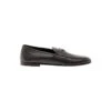 Dolce & Gabbana 'ariosto' Black Loafers With Logo Tag In Smooth Leather Man