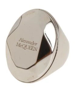 Alexander McQueen Faceted Stone Ring