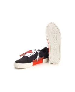 Off-White Black "vulcanized" Low-top Sneakers -Volk Clothing Sales d42a18c618d736680e95f1449bef1617