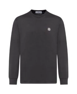 Stone Island Logo Patch Long Sleeved T-shirt