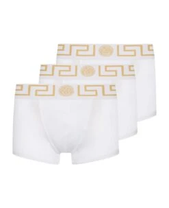 Versace Underpants Tri-pack Trunk Jersey Topeka Bi-stretch Cotton Organic