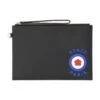 Kenzo Leather Clutch Bag With Logo