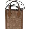 Versace Logo Detail Small Tote