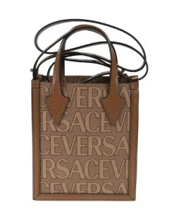 Versace Logo Detail Small Tote