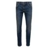 Dolce & Gabbana Blue Skinny Jeans With Logo Plaque At The Back In Stretch Cotton Denim Man