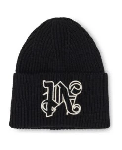 Palm Angels Pa Monogram Beanie