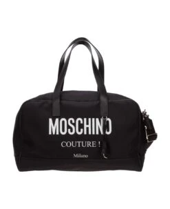 MOSCHINO Logo Printed Duffle Bag