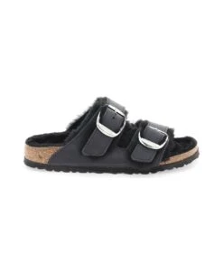 Birkenstock Arizona Big Buckle Mules In Teddy
