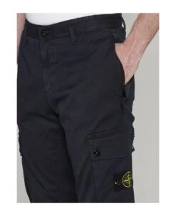 Stone Island Stretch Cotton Slim Cargo Pants -Volk Clothing Sales dd3ac55f4c457e3ce386b80fcb65eaab