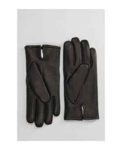 Y-3 Gloves In Black Leather -Volk Clothing Sales de134daac277e3c59fbd01049897f665
