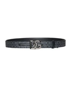 Dolce & Gabbana Logo-tape Fabric Belt