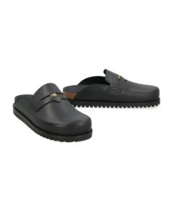 Versace Medusa Leather Mules -Volk Clothing Sales e10d12c9b28556d9f9d5db2698e9e0d0