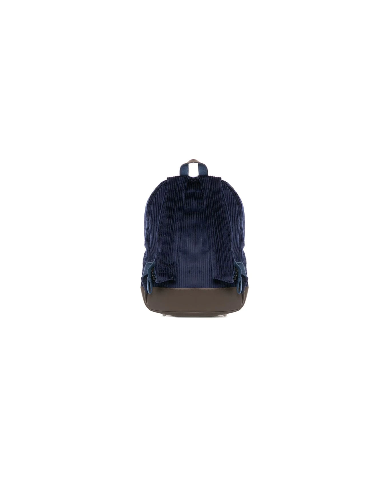 MC2 Saint Barth Blue Corduroy Backpack 2 MC2 Saint Barth Blue Corduroy Backpack - Image 2
