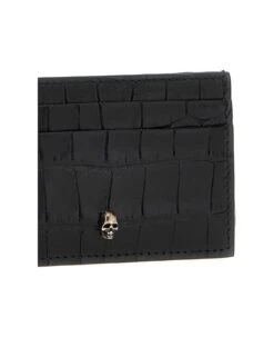 Alexander McQueen Skull Leather Card Holder -Volk Clothing Sales e22397c516510b785f14ad6dc017b383