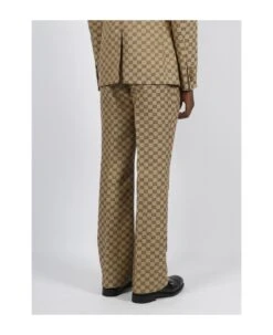 Gucci Gg Supreme Linen Pants -Volk Clothing Sales e29413dac11b10b5f20dda6074467525