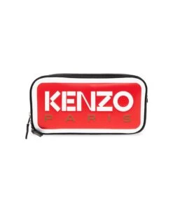 Kenzo Logo Printed Small Shoulder Bag