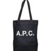 A.P.C. Logo Denim Shoulder Bag