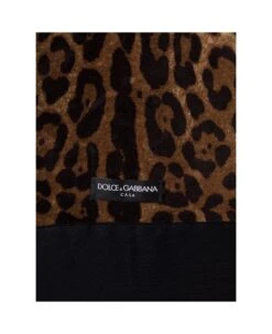 Multicolor Kimono Bathrobe With All-over Leopard Print In Cotton Dolce & Gabbana -Volk Clothing Sales e6e9d79698aeebcfbe20ccd897694265