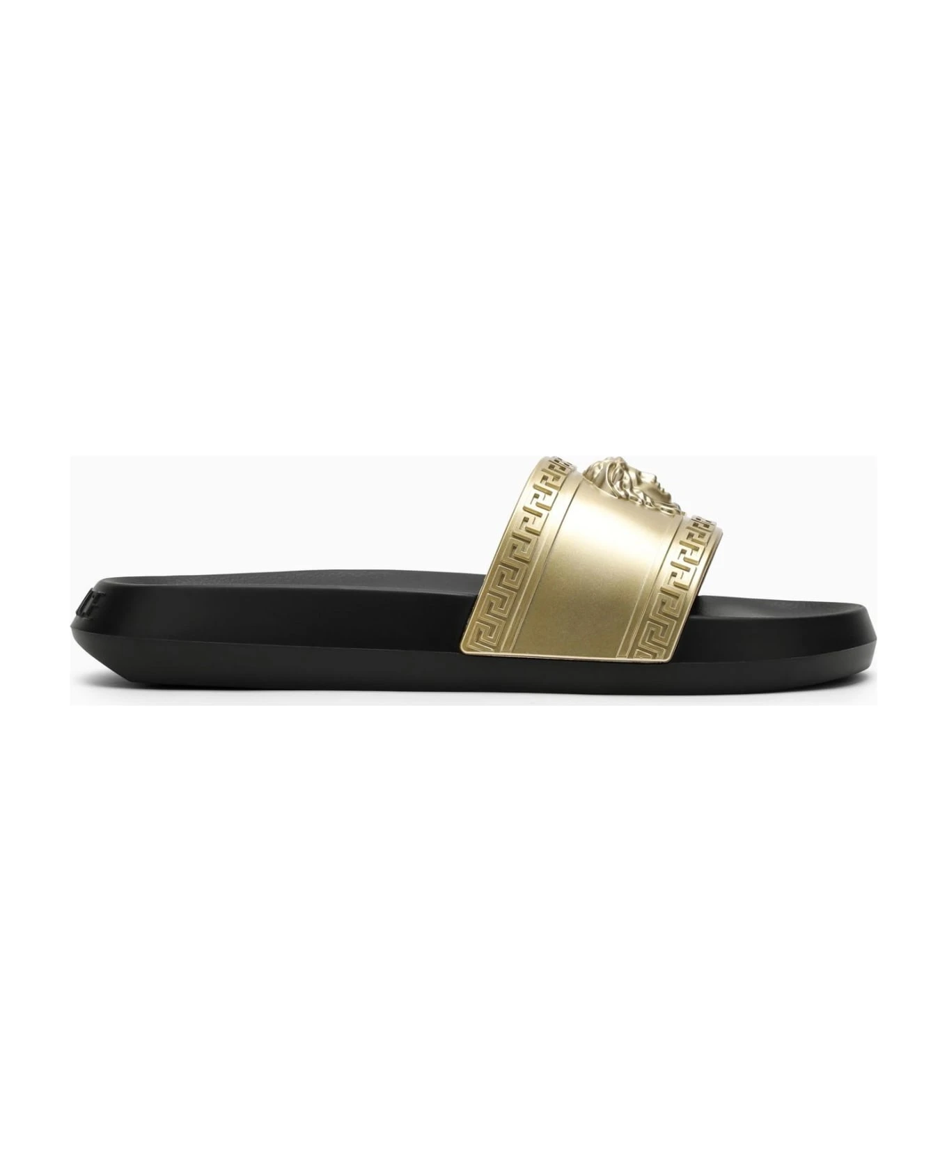 Versace Medusa Gold/black Slide 2 Versace Medusa Gold/black Slide - Image 2