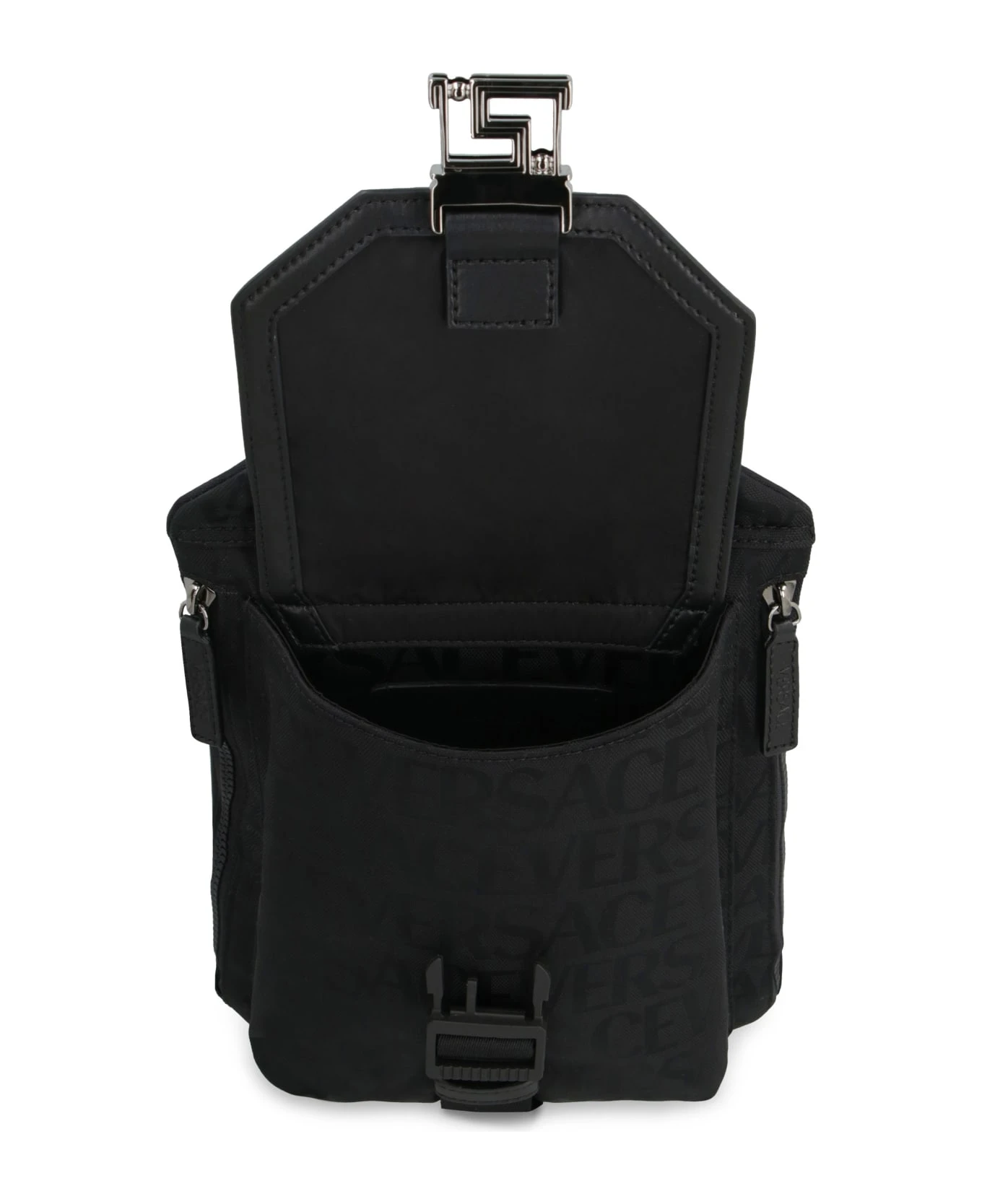 Versace Technical Fabric Backpack With Logo 4 Versace Technical Fabric Backpack With Logo - Image 4