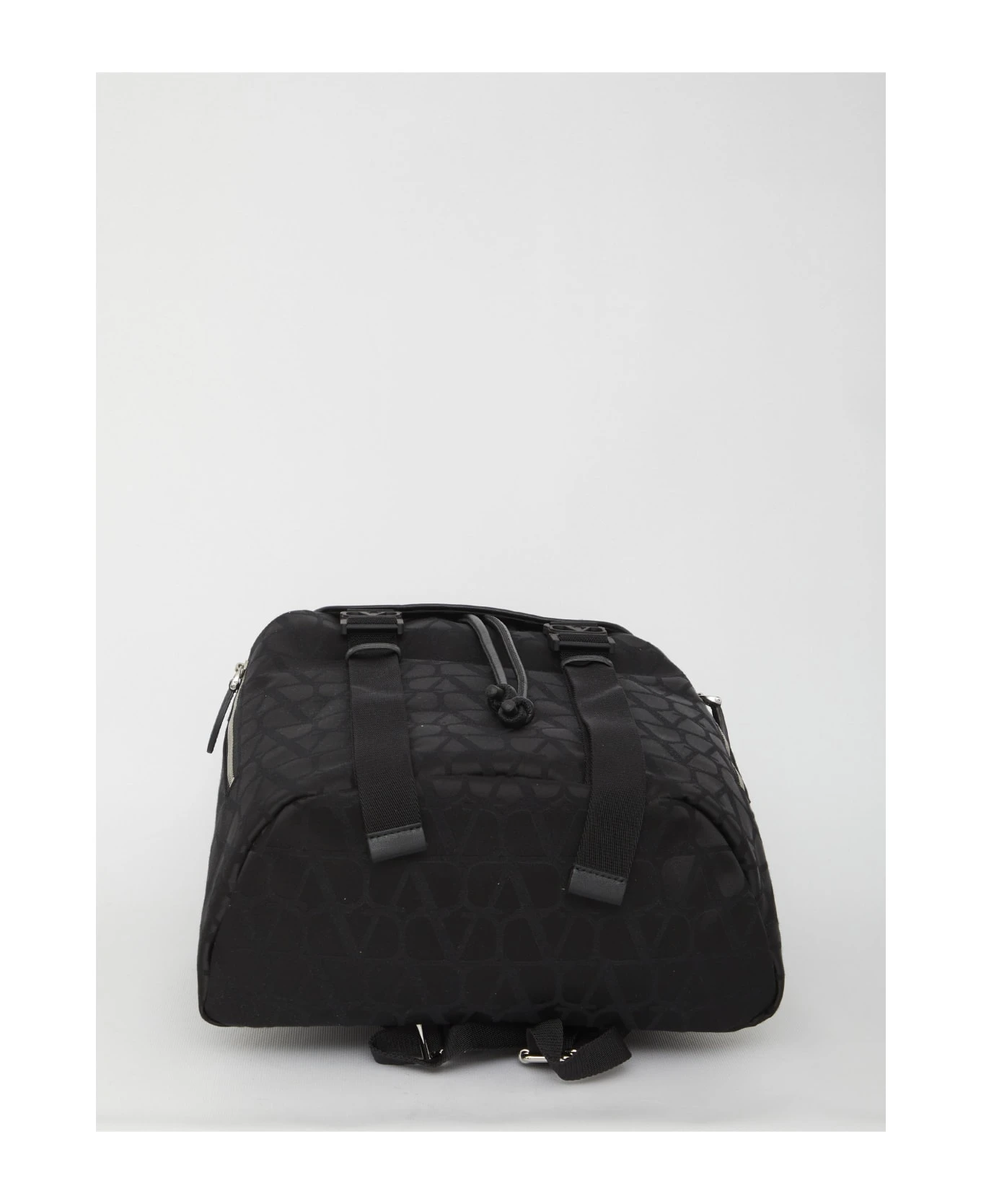 Valentino Garavani Black Iconographe Backpack 3 Valentino Garavani Black Iconographe Backpack - Image 3
