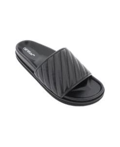 Off-White Duffle Sliders -Volk Clothing Sales eb36f103f81ef5a8230bca8777484cfe