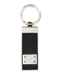 Dolce & Gabbana Keychain With Logoed Label