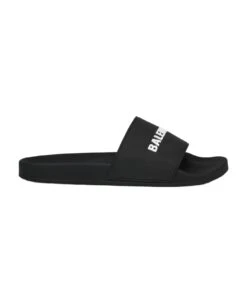 Balenciaga Logo Pool Slide Sandal