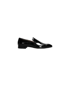 Christian Louboutin Dandeliuon Flat Loafers In Black Patent Leather