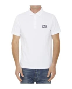 Valentino Garavani Cotton Piquet Polo Shirt